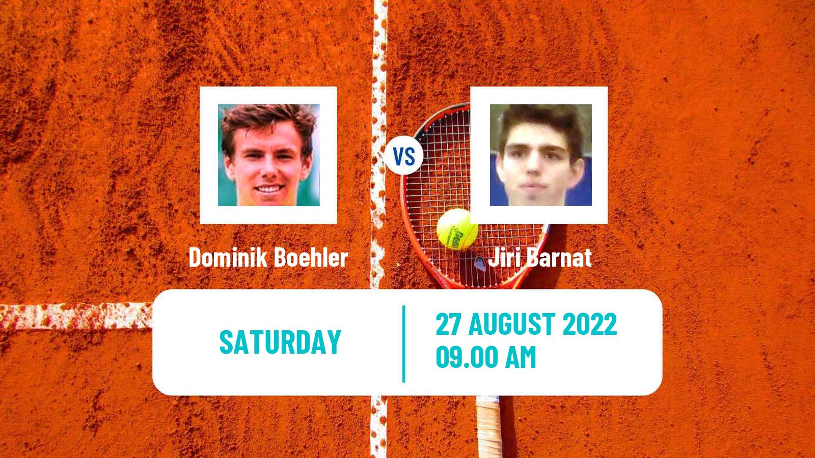 Tennis ITF Tournaments Dominik Boehler - Jiri Barnat