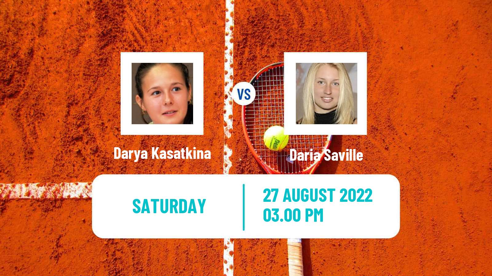Tennis WTA Granby Darya Kasatkina - Daria Saville