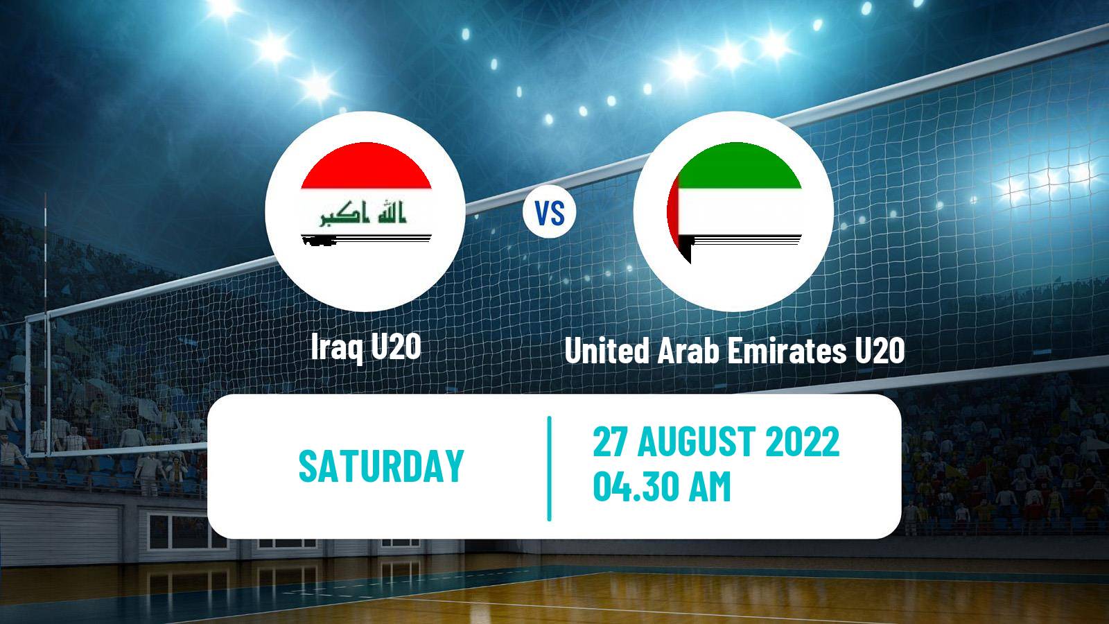 Volleyball Asian Championship U20 Volleyball Iraq U20 - United Arab Emirates U20