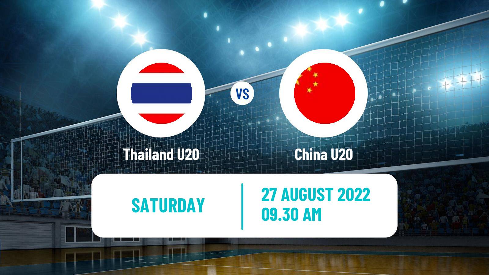 Volleyball Asian Championship U20 Volleyball Thailand U20 - China U20