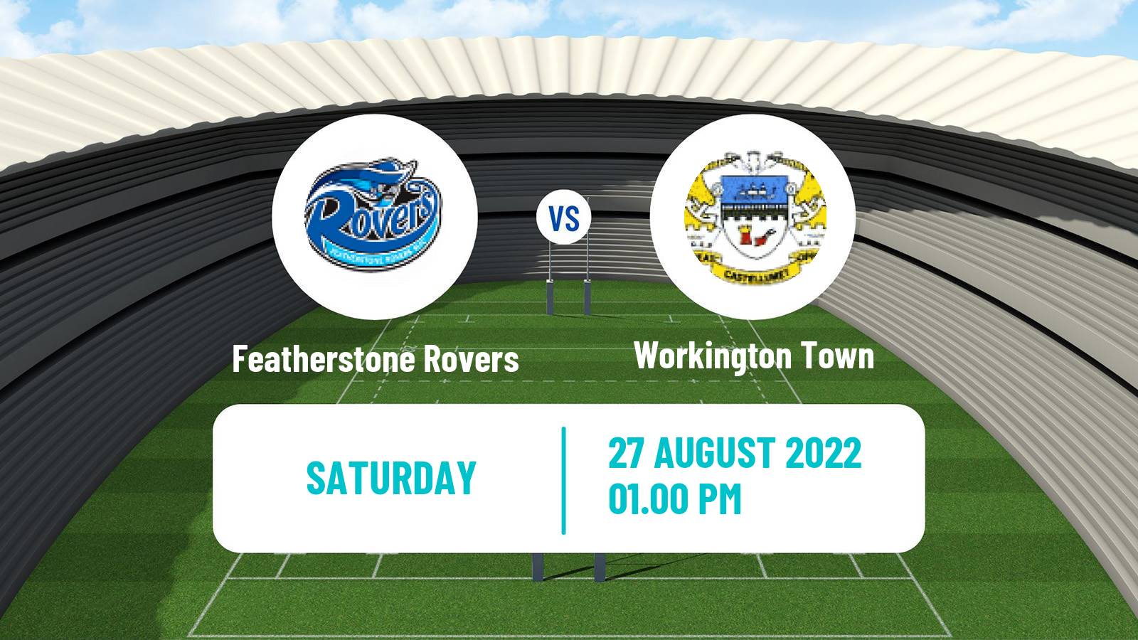 Rugby league English Championship Rugby League Featherstone Rovers - Workington Town