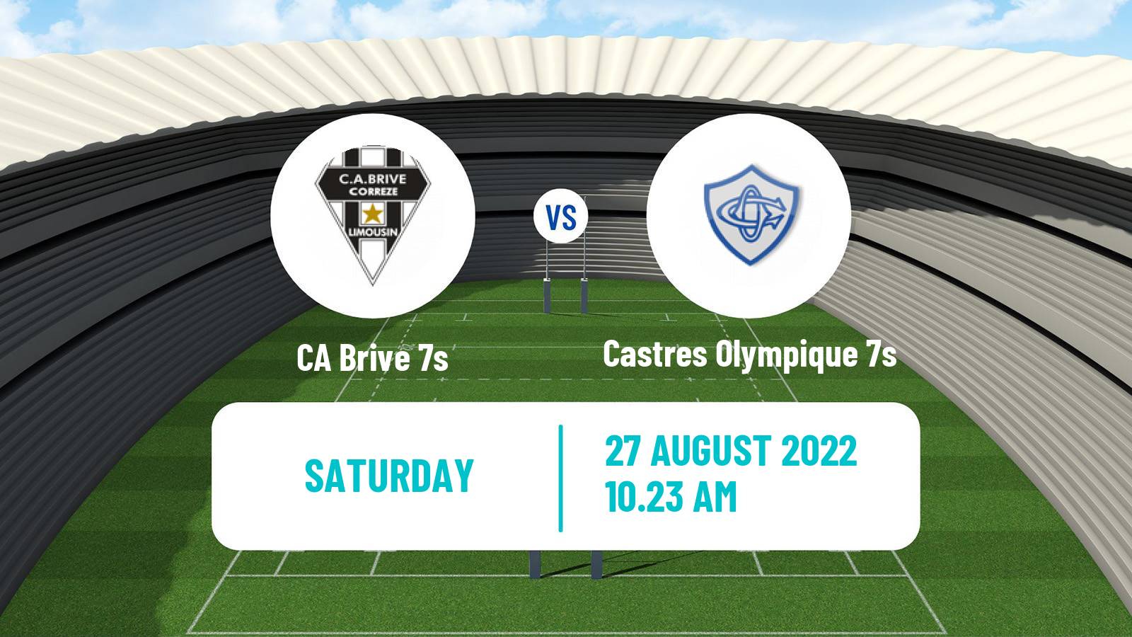 Rugby union French Supersevens 3 CA Brive - Castres Olympique 7s