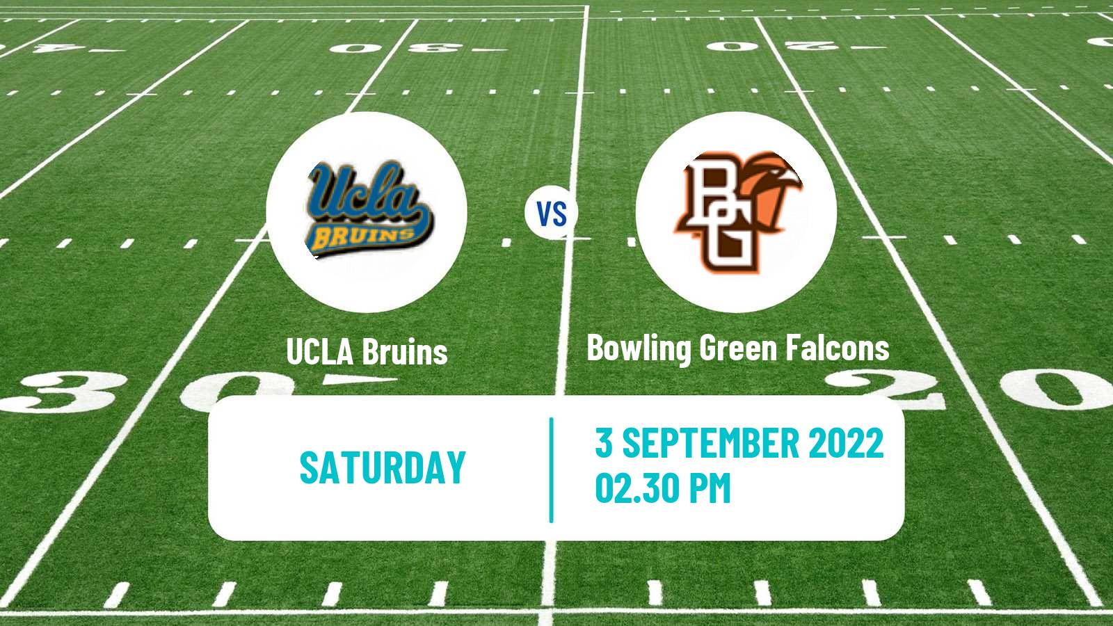 American football NCAA College Football UCLA Bruins - Bowling Green Falcons