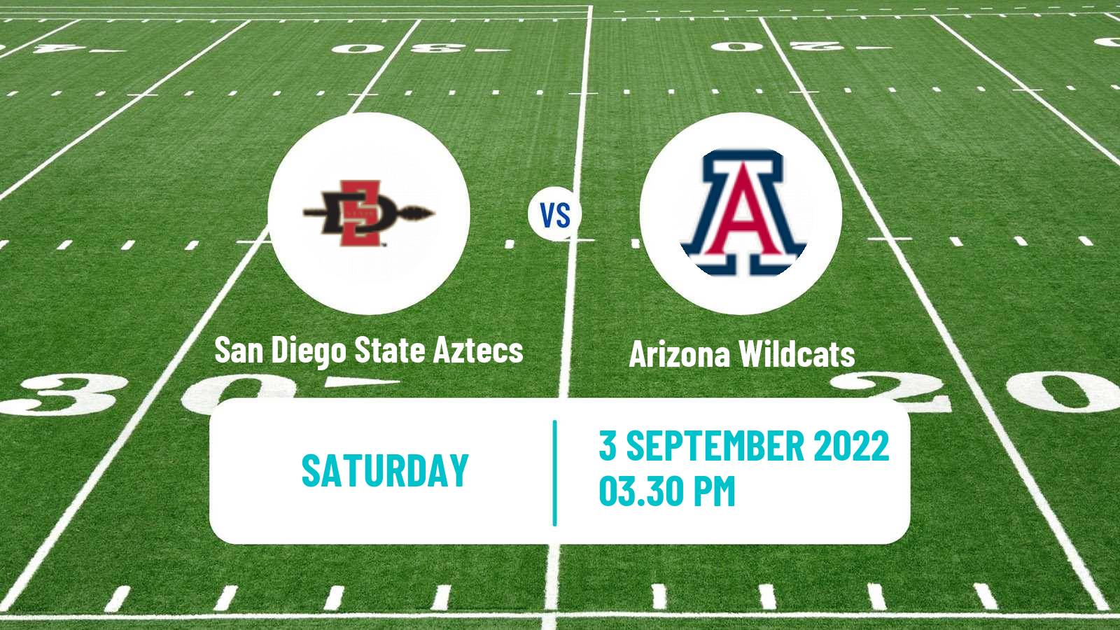 American football NCAA College Football San Diego State Aztecs - Arizona Wildcats