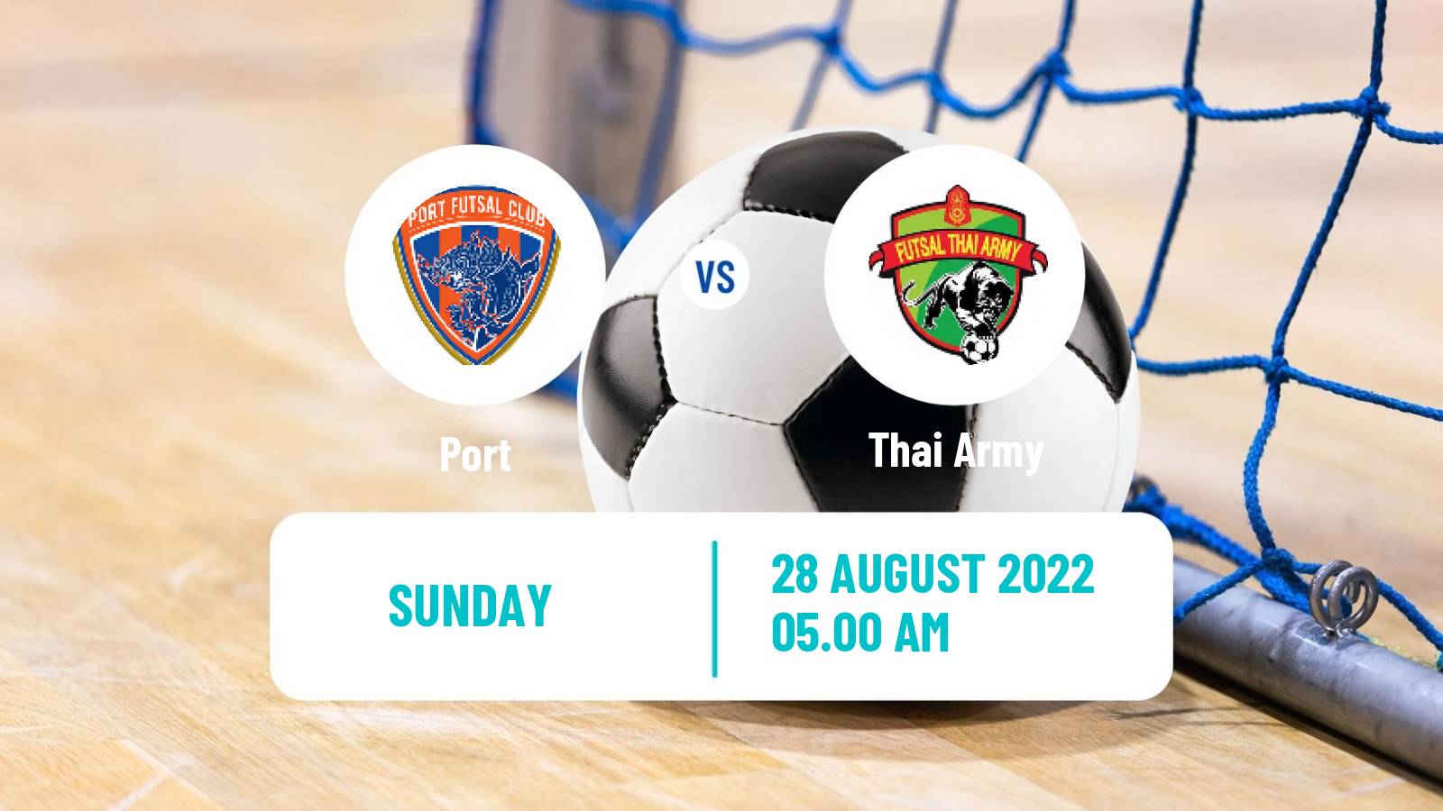 Futsal Thai League Futsal Port - Thai Army