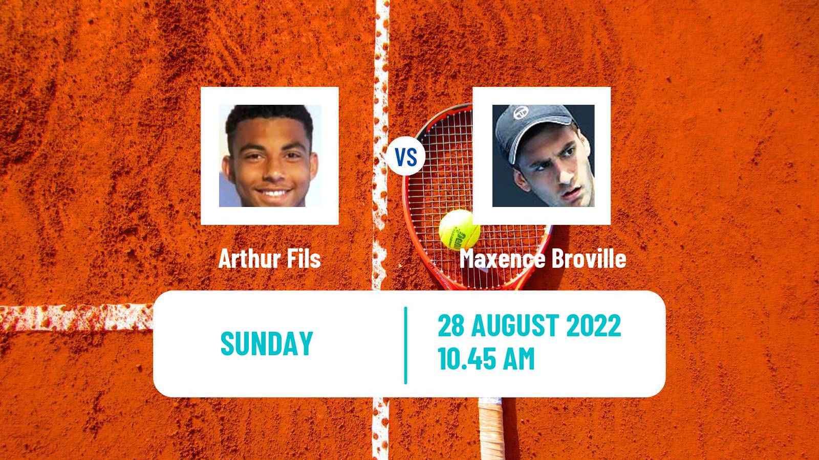 Tennis ATP Challenger Arthur Fils - Maxence Broville