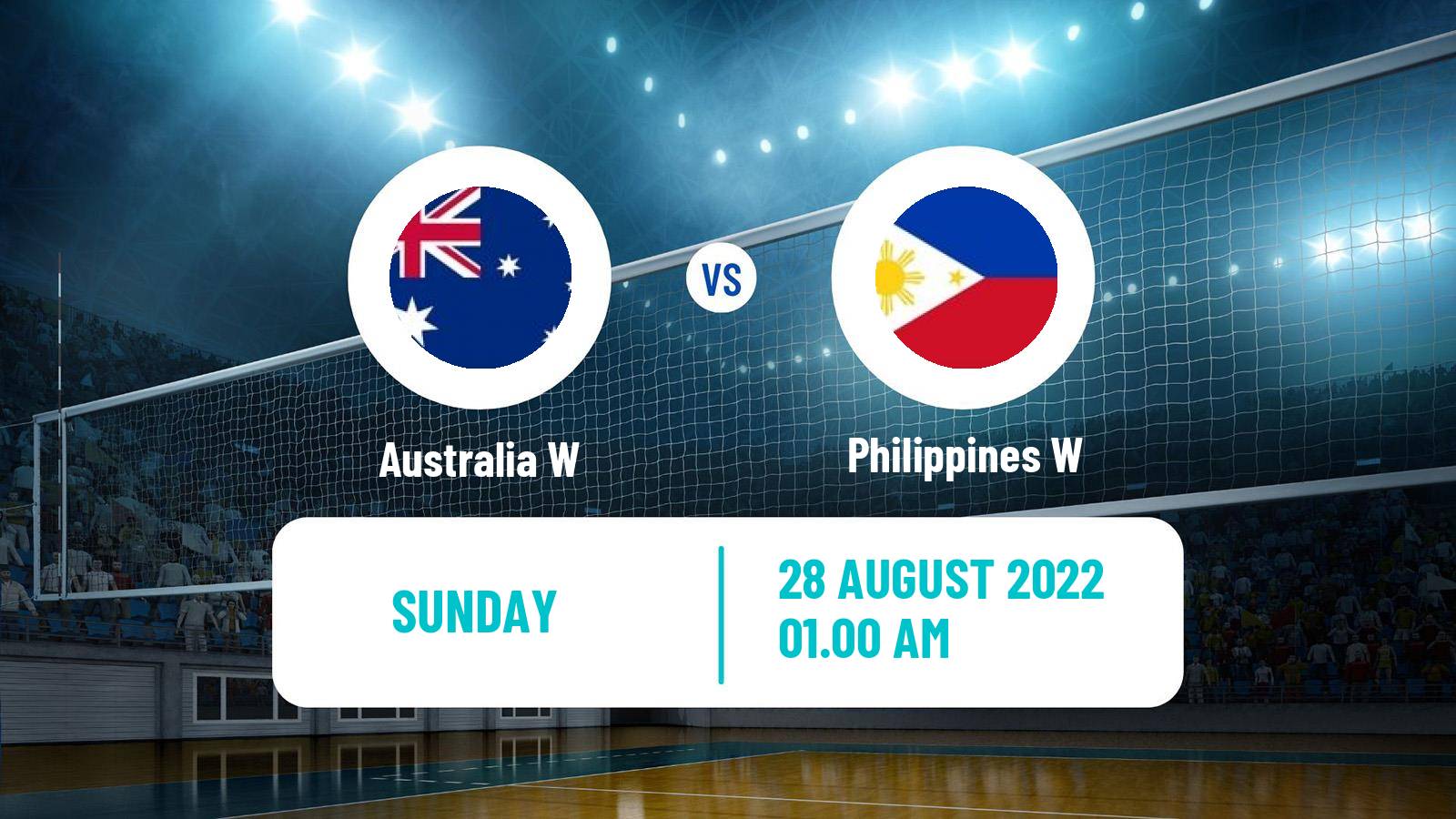 Volleyball Asian Cup Volleyball Women Australia W - Philippines W