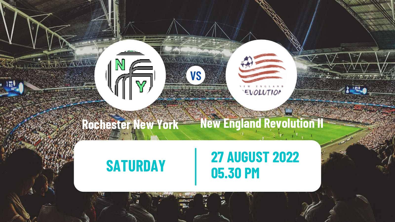 Soccer MLS Next Pro Rochester New York - New England Revolution II