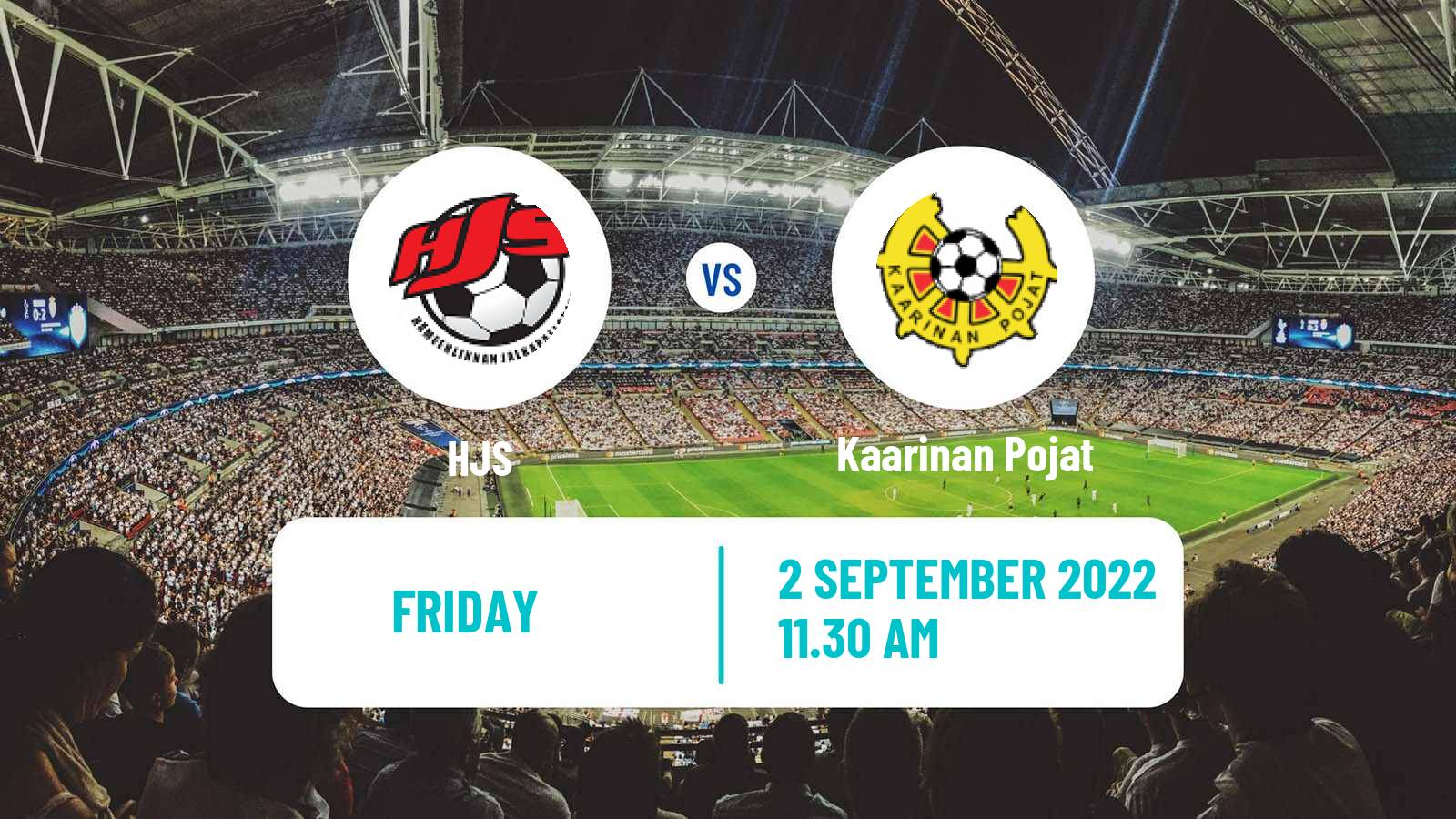 Soccer Finnish Kakkonen Group B HJS - Kaarinan Pojat