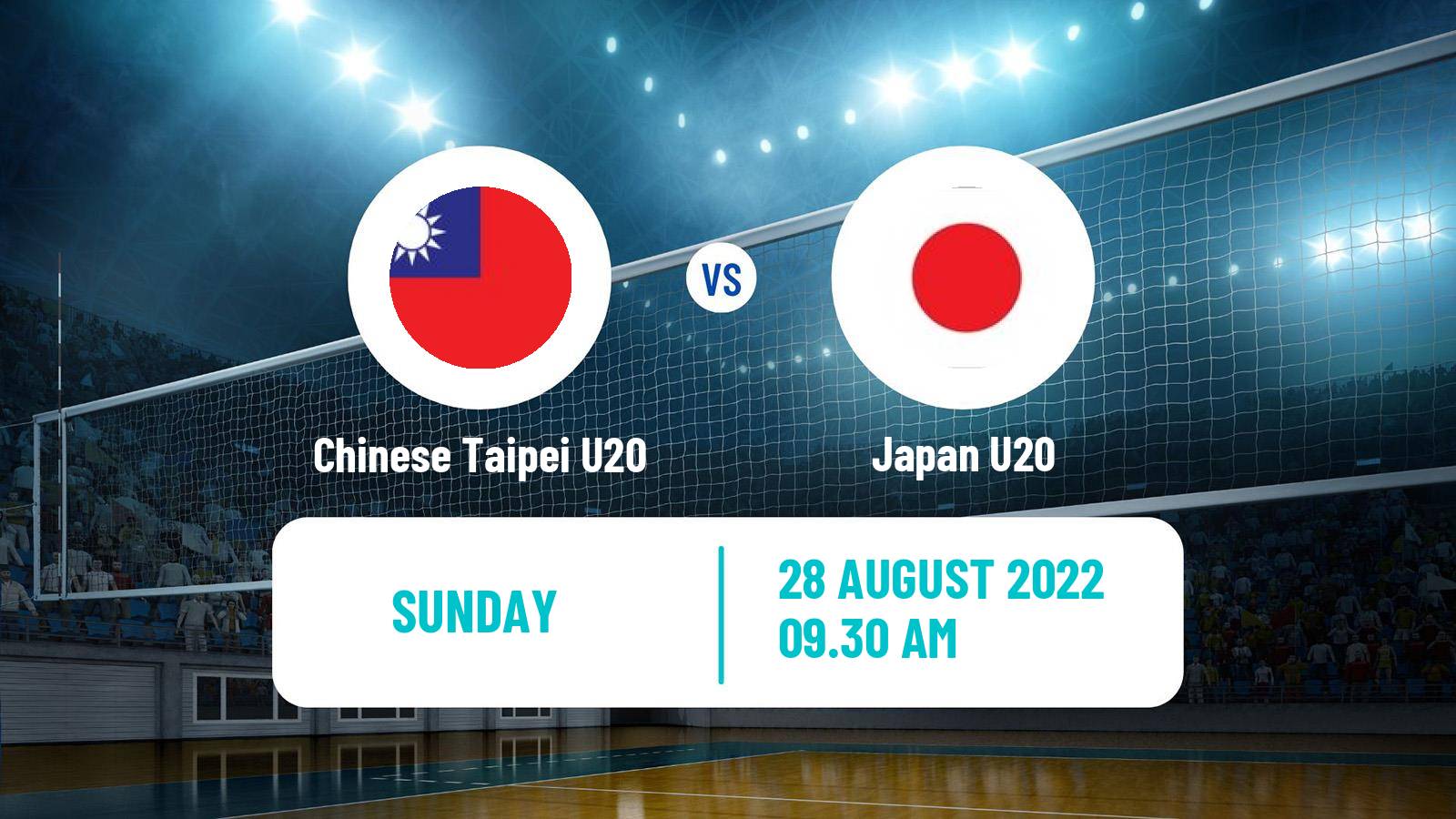 Volleyball Asian Championship U20 Volleyball Chinese Taipei U20 - Japan U20