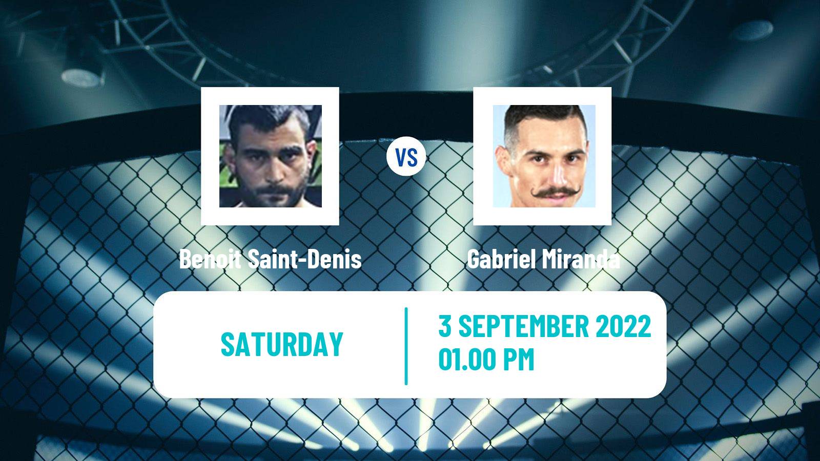 MMA MMA Benoit Saint-Denis - Gabriel Miranda