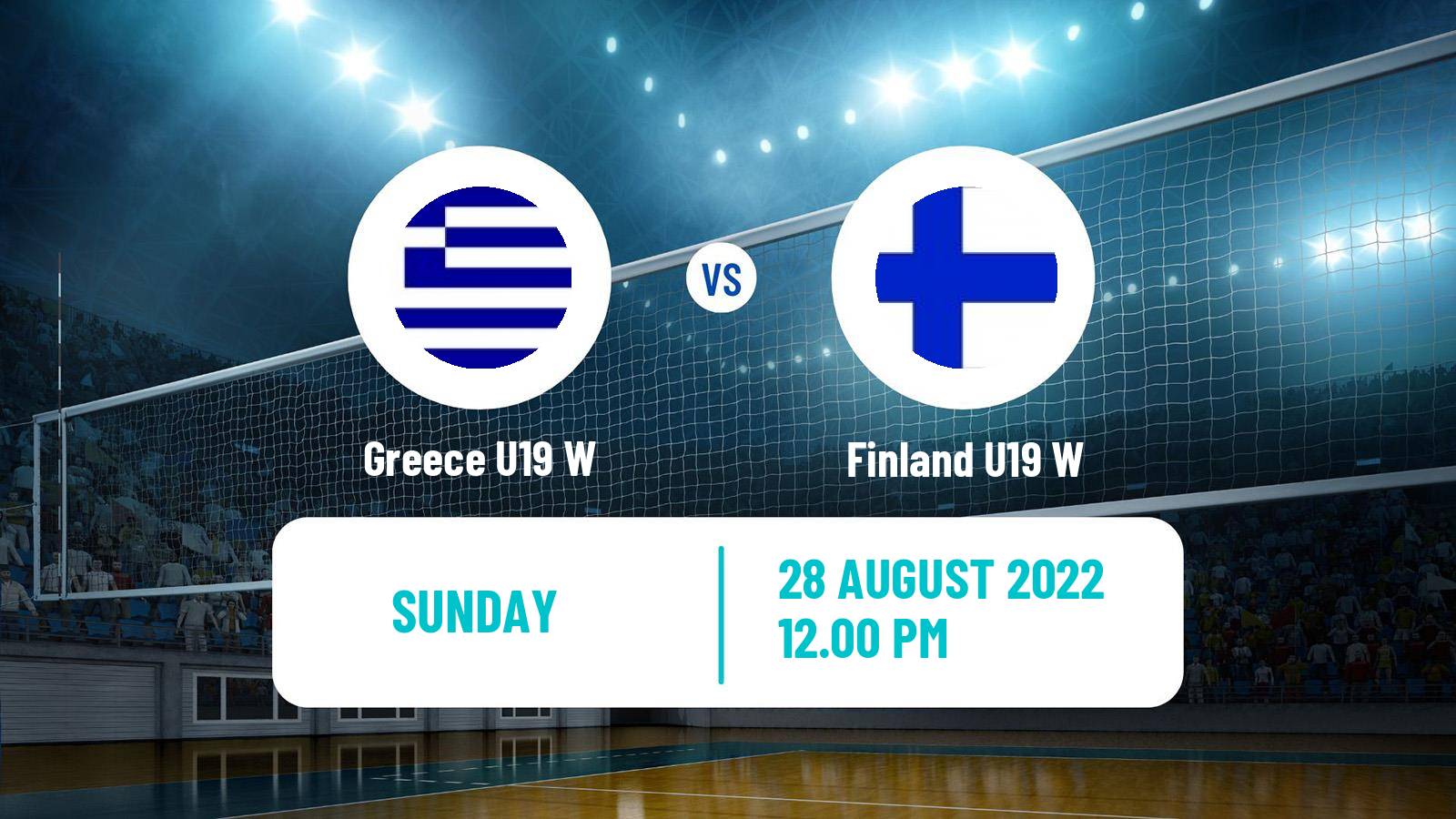 Volleyball European Championship U19 Volleyball Women Greece U19 W - Finland U19 W