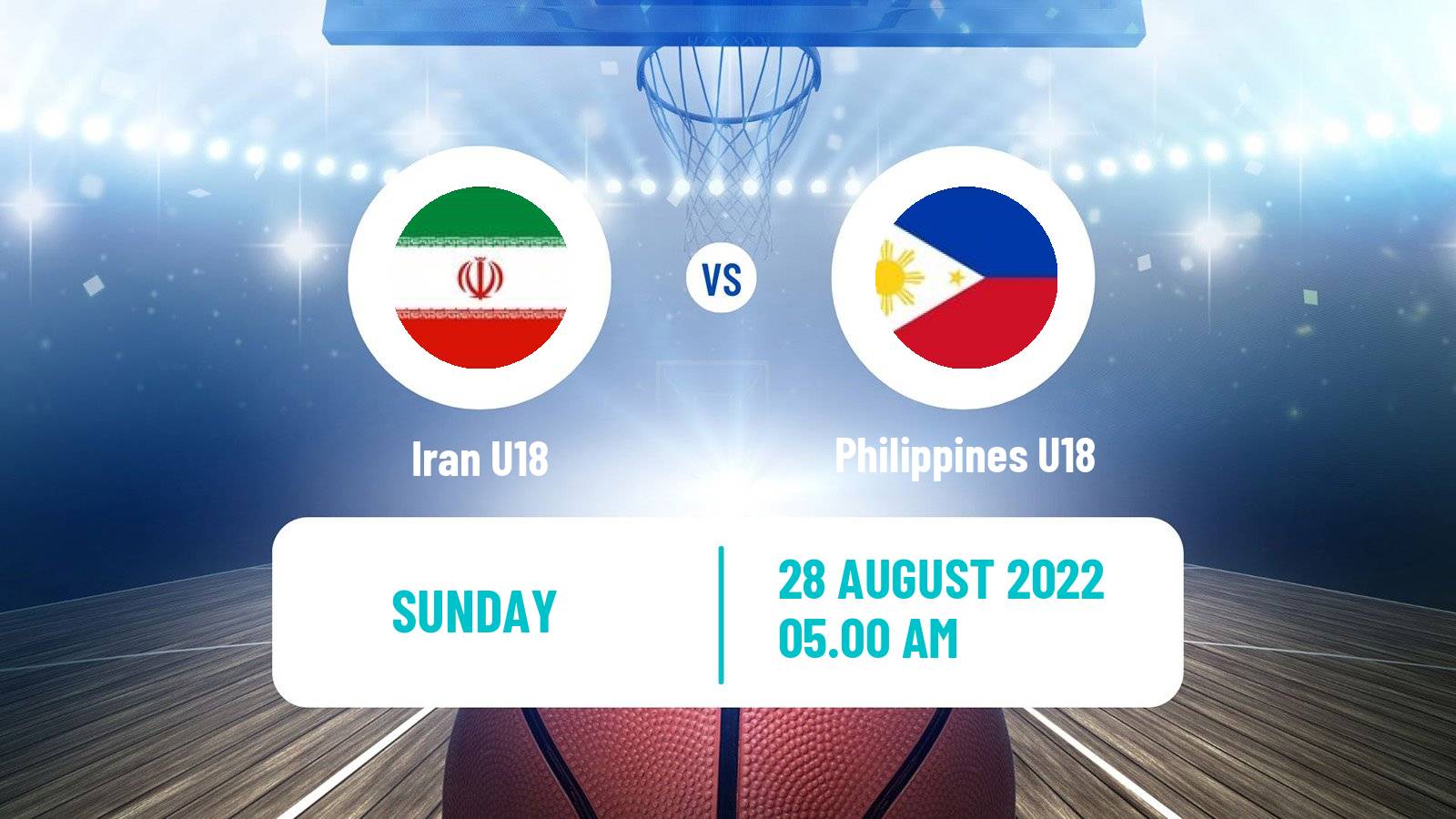 Basketball Asia Championship U18 Basketball Iran U18 - Philippines U18