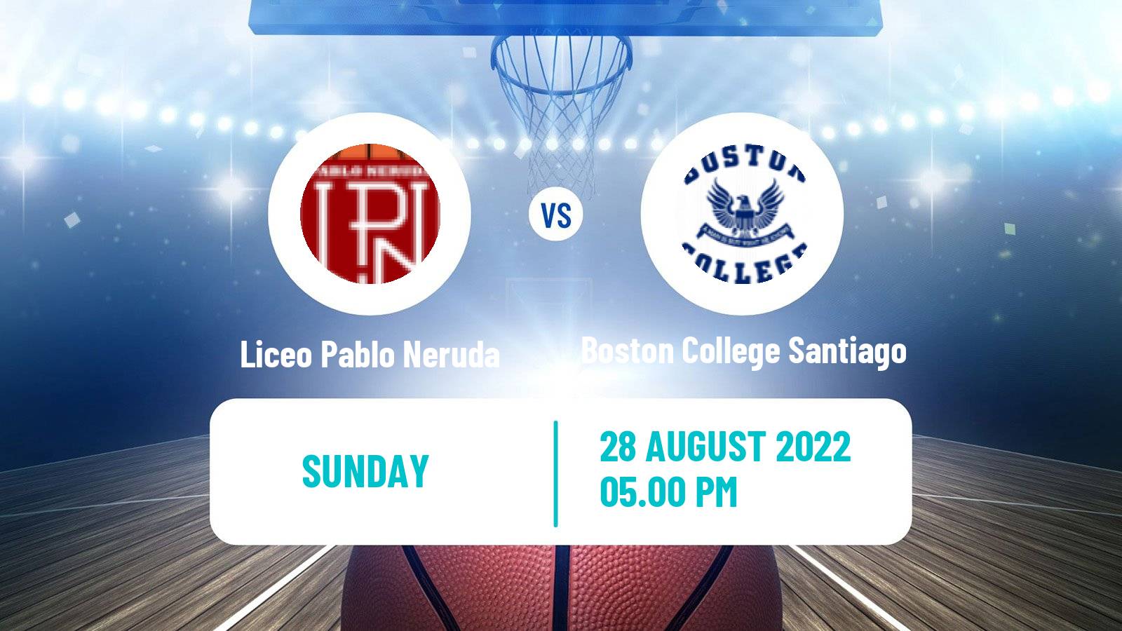 Basketball Chilean LNB 2 Liceo Pablo Neruda - Boston College Santiago