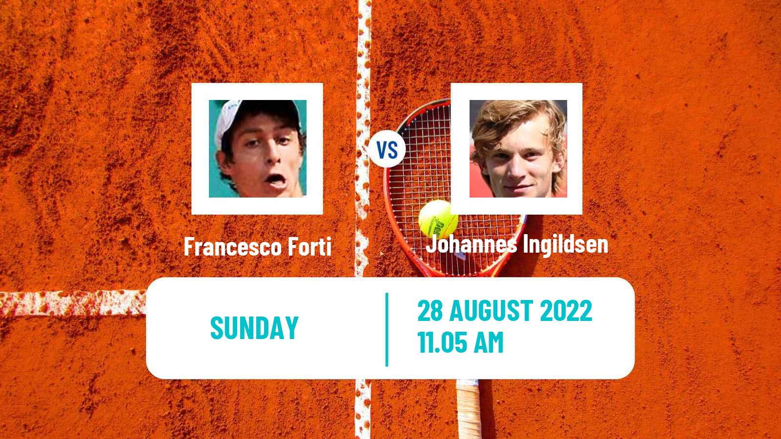 Tennis ATP Challenger Francesco Forti - Johannes Ingildsen