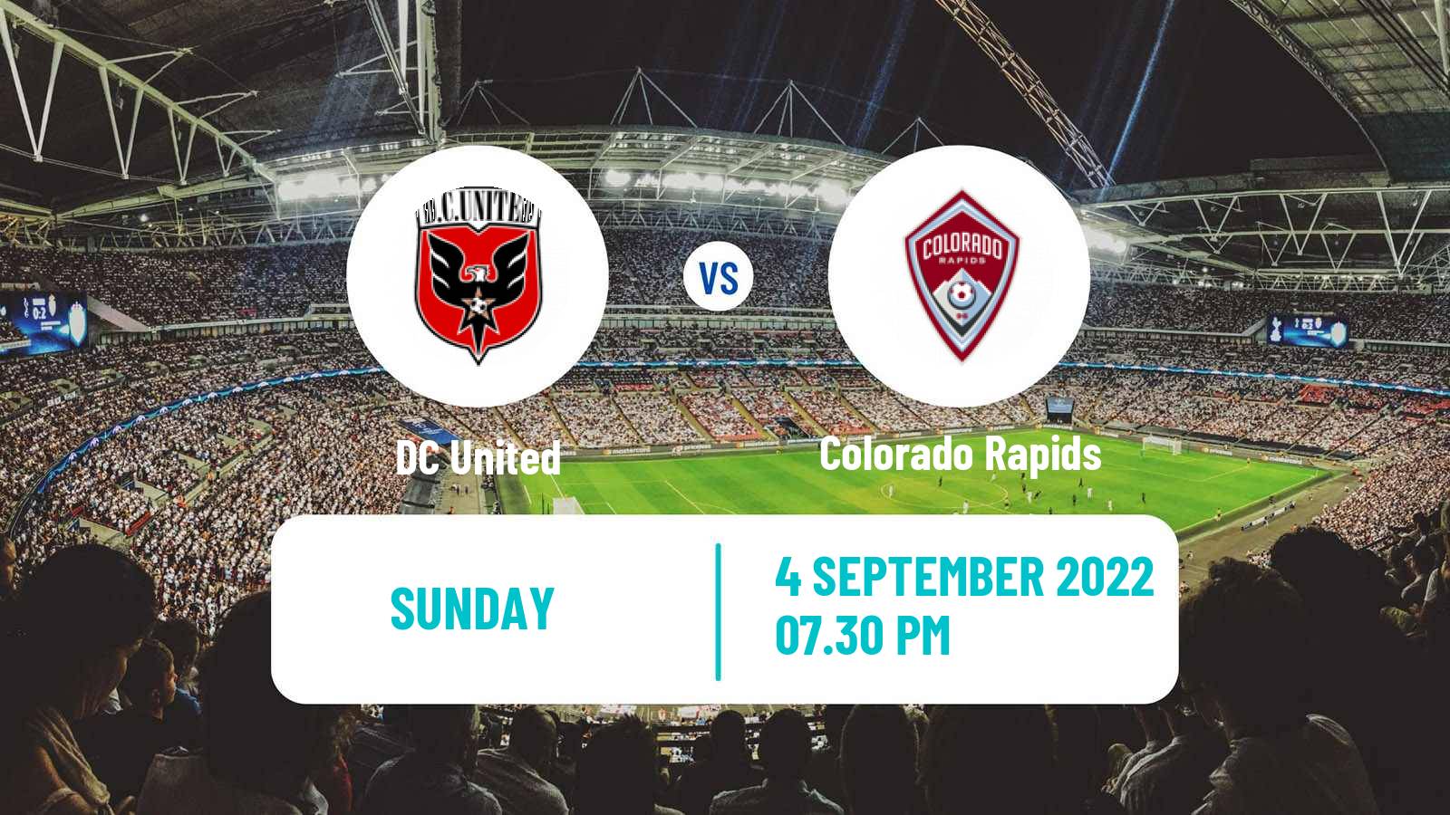 Soccer MLS DC United - Colorado Rapids