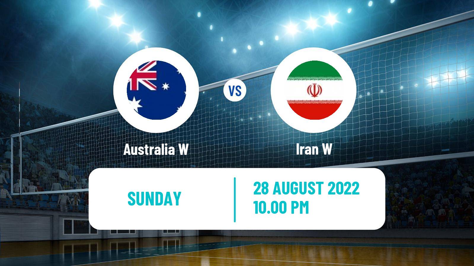 Volleyball Asian Cup Volleyball Women Australia W - Iran W