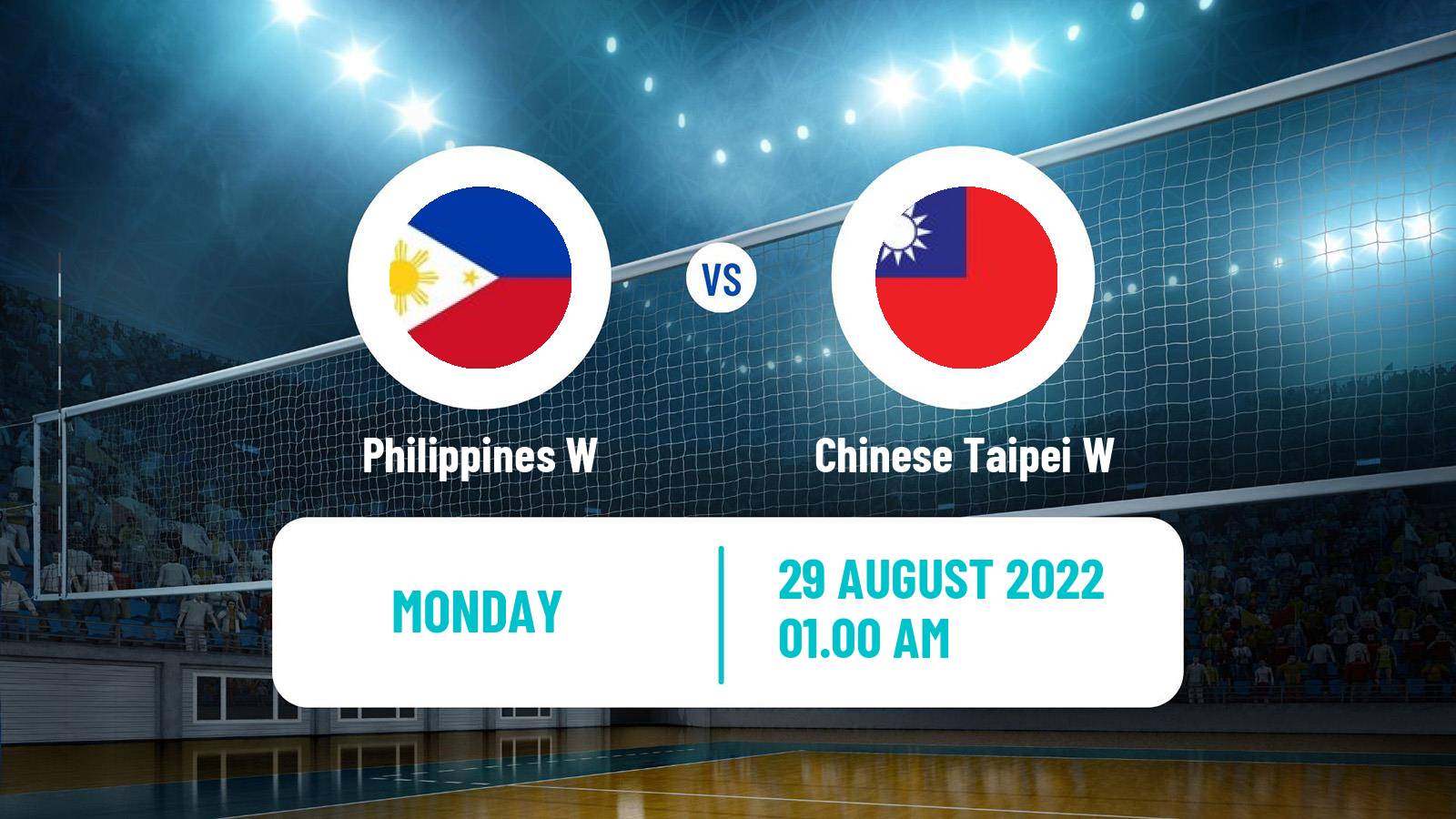 Volleyball Asian Cup Volleyball Women Philippines W - Chinese Taipei W