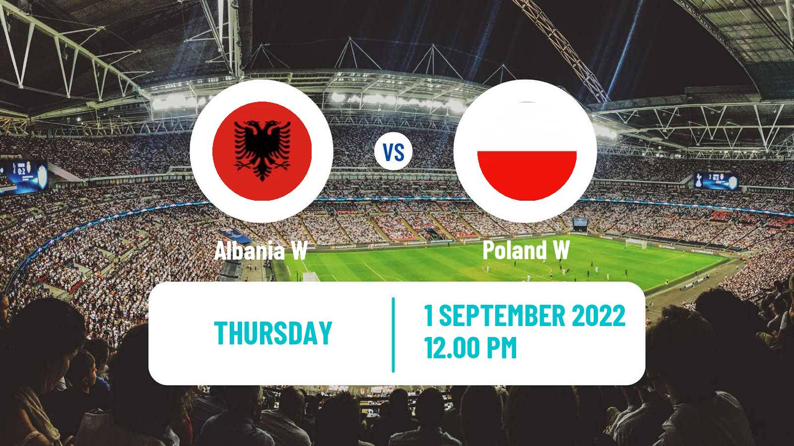 Soccer FIFA World Cup Women Albania W - Poland W