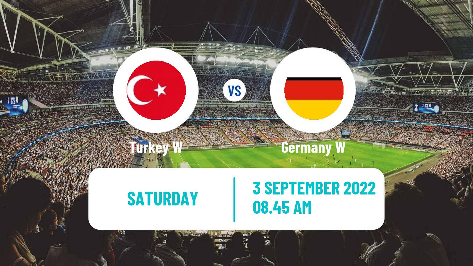 Soccer FIFA World Cup Women Turkey W - Germany W