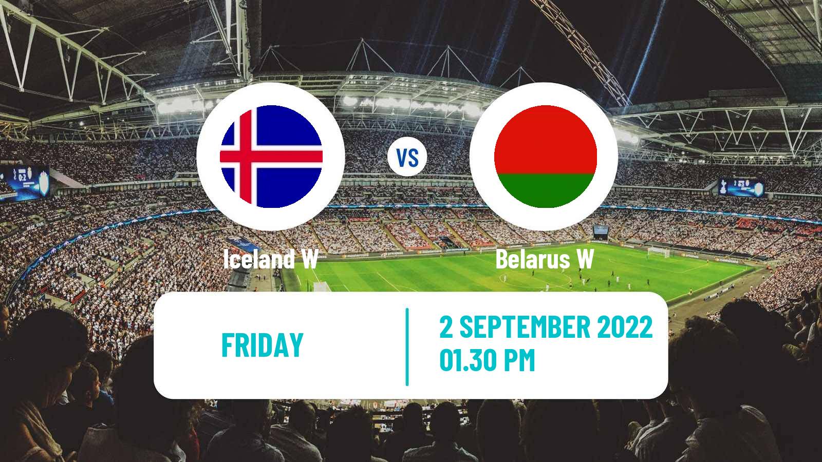Soccer FIFA World Cup Women Iceland W - Belarus W