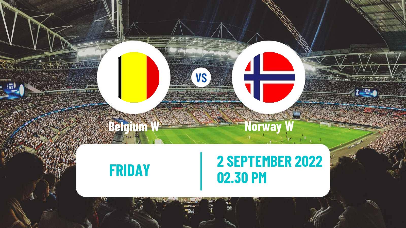 Soccer FIFA World Cup Women Belgium W - Norway W