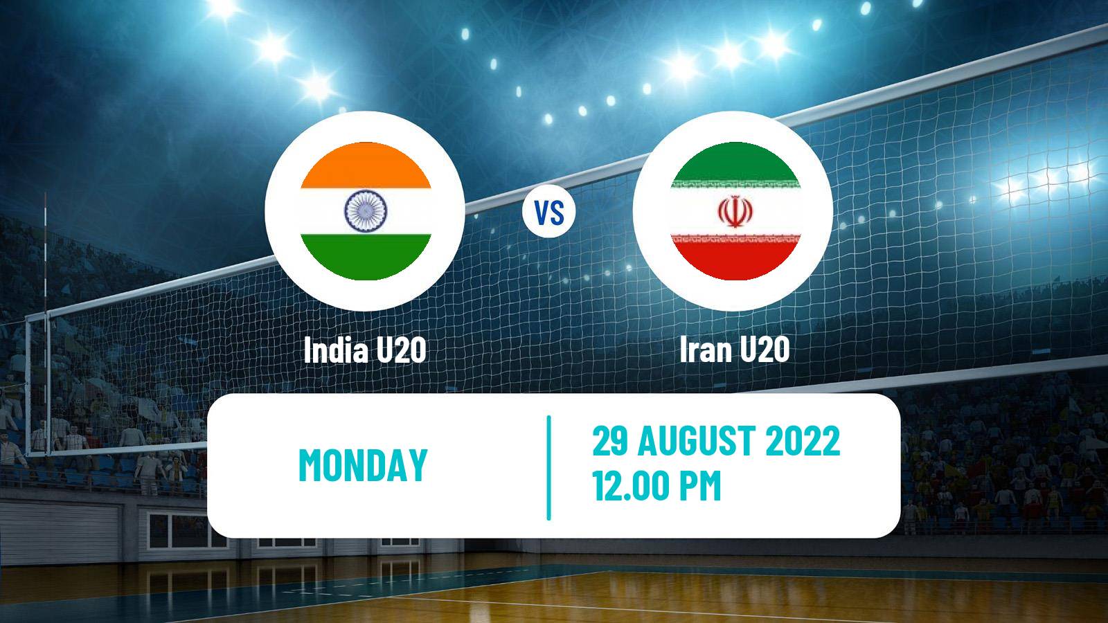 Volleyball Asian Championship U20 Volleyball India U20 - Iran U20