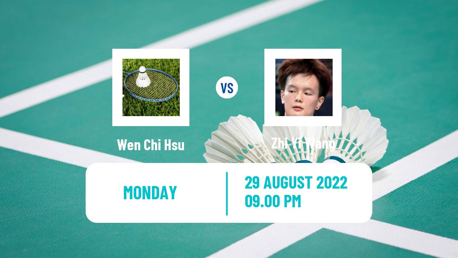 Badminton Badminton Wen Chi Hsu - Zhi Yi Wang