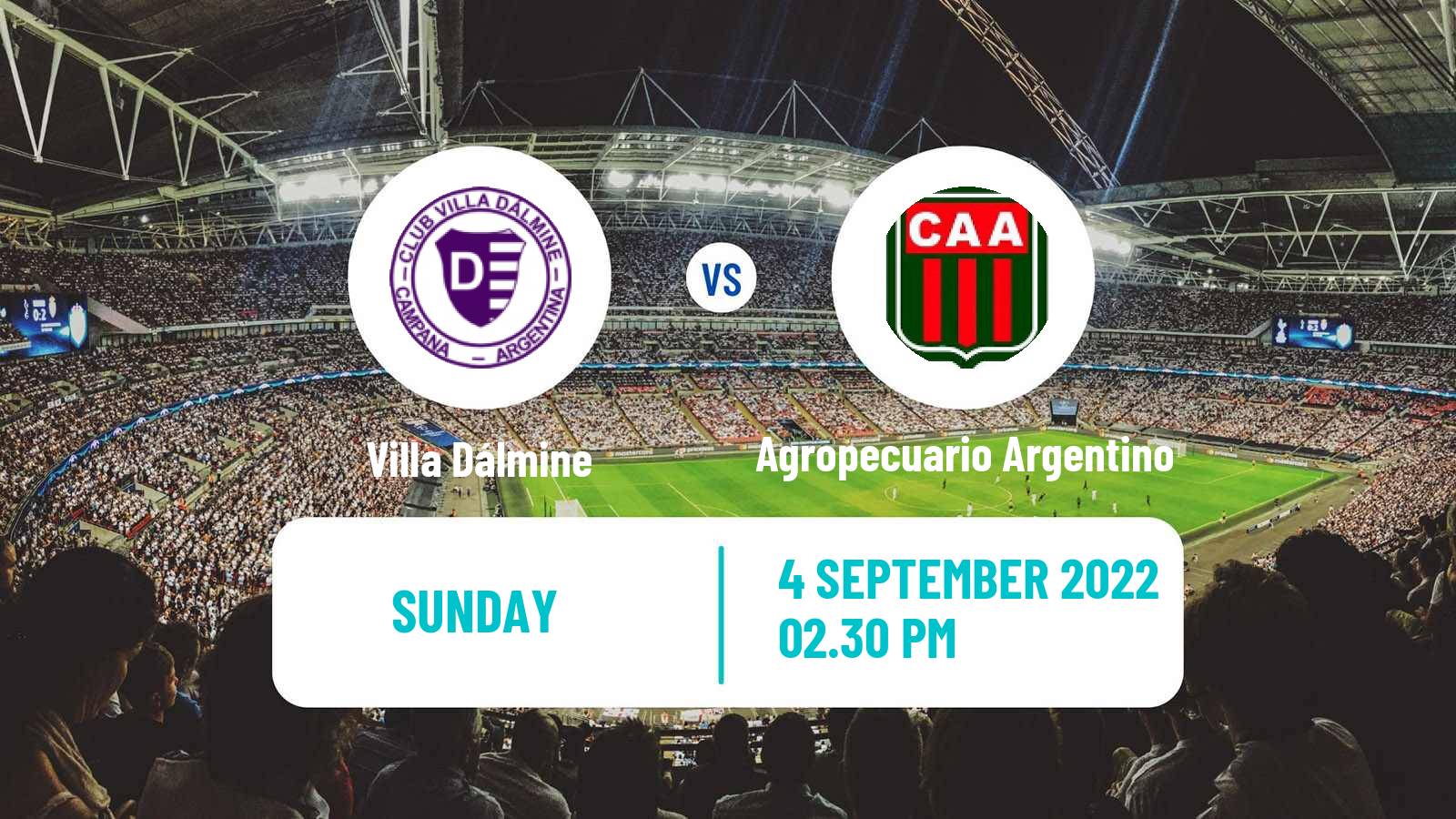 Soccer Argentinian Primera Nacional Villa Dálmine - Agropecuario Argentino