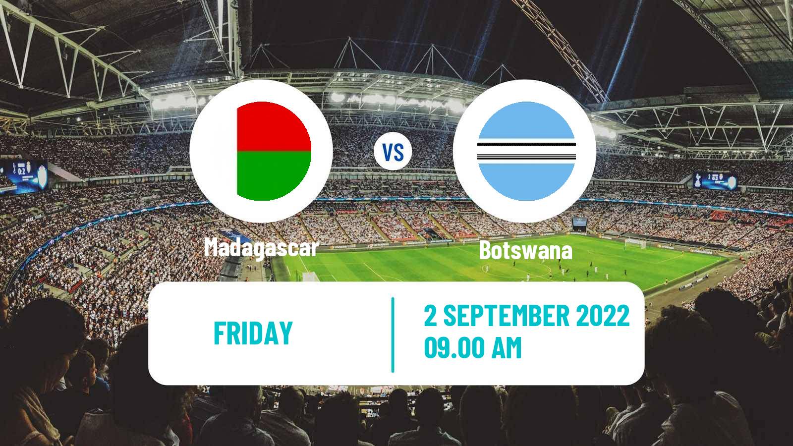 Soccer African Nations Championship Madagascar - Botswana