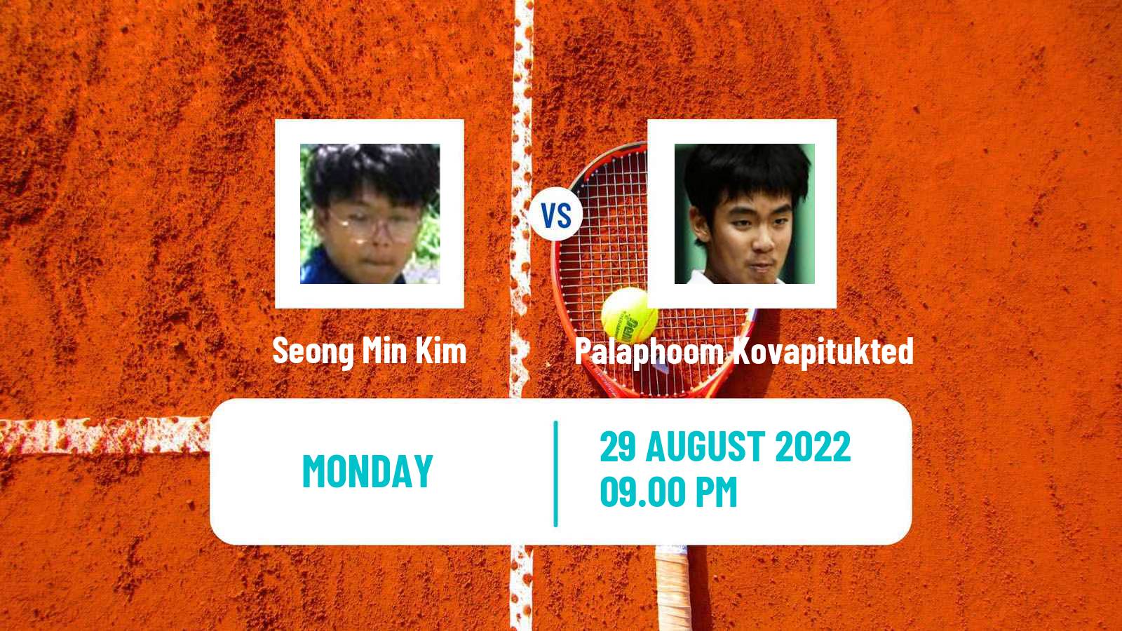 Tennis ITF Tournaments Seong Min Kim - Palaphoom Kovapitukted