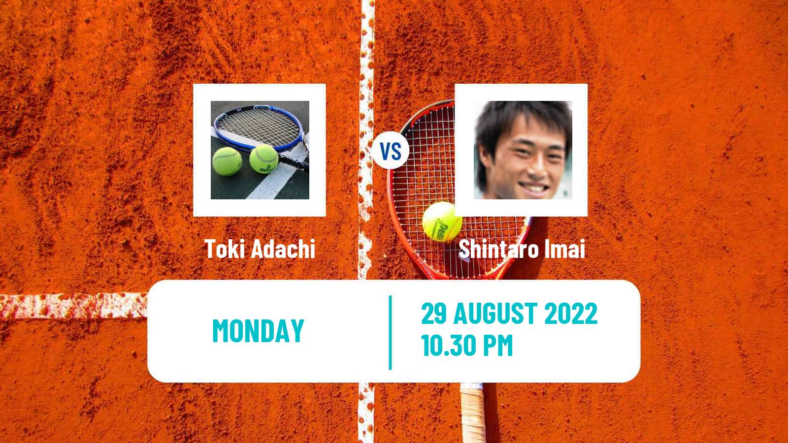 Tennis ITF Tournaments Toki Adachi - Shintaro Imai