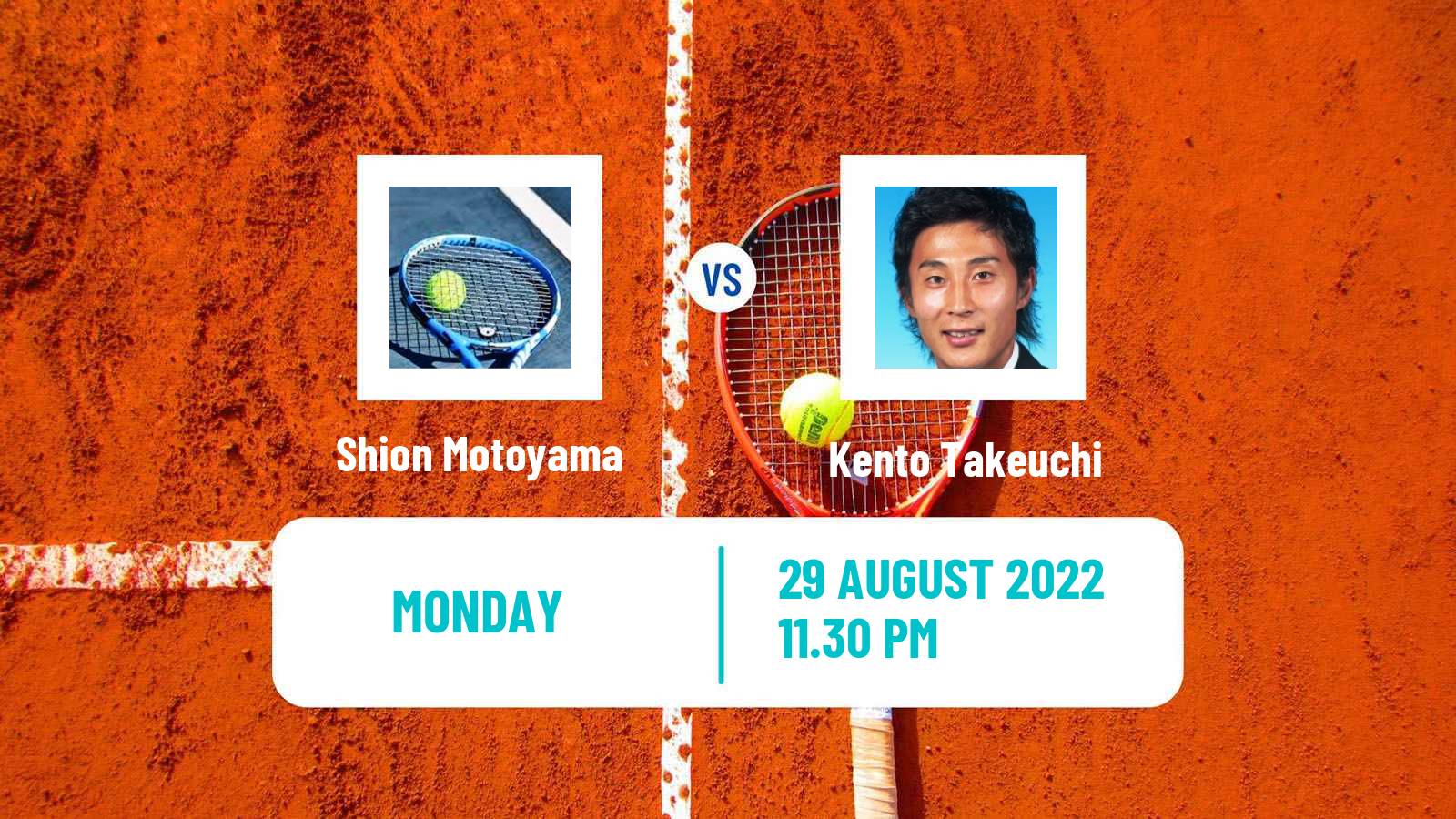 Tennis ITF Tournaments Shion Motoyama - Kento Takeuchi