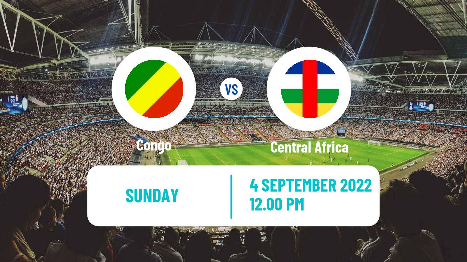 Soccer African Nations Championship Congo - Central Africa