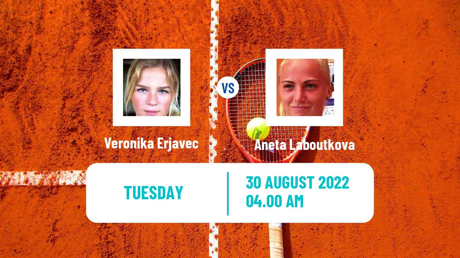 Tennis ITF Tournaments Veronika Erjavec - Aneta Laboutkova