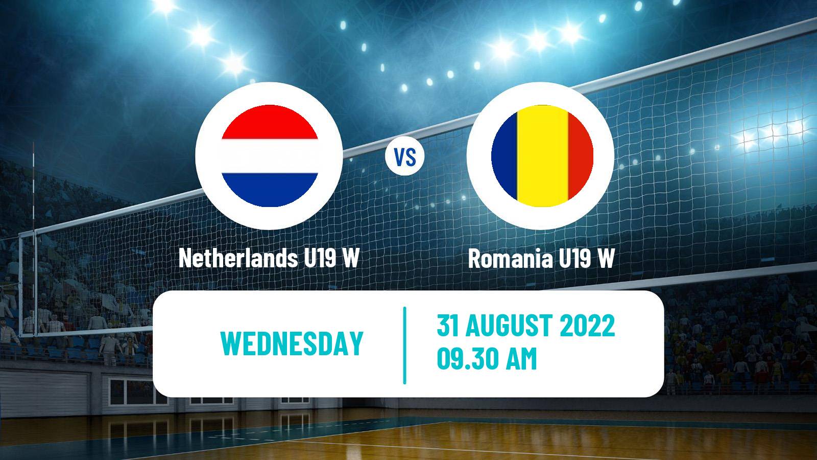 Volleyball European Championship U19 Volleyball Women Netherlands U19 W - Romania U19 W
