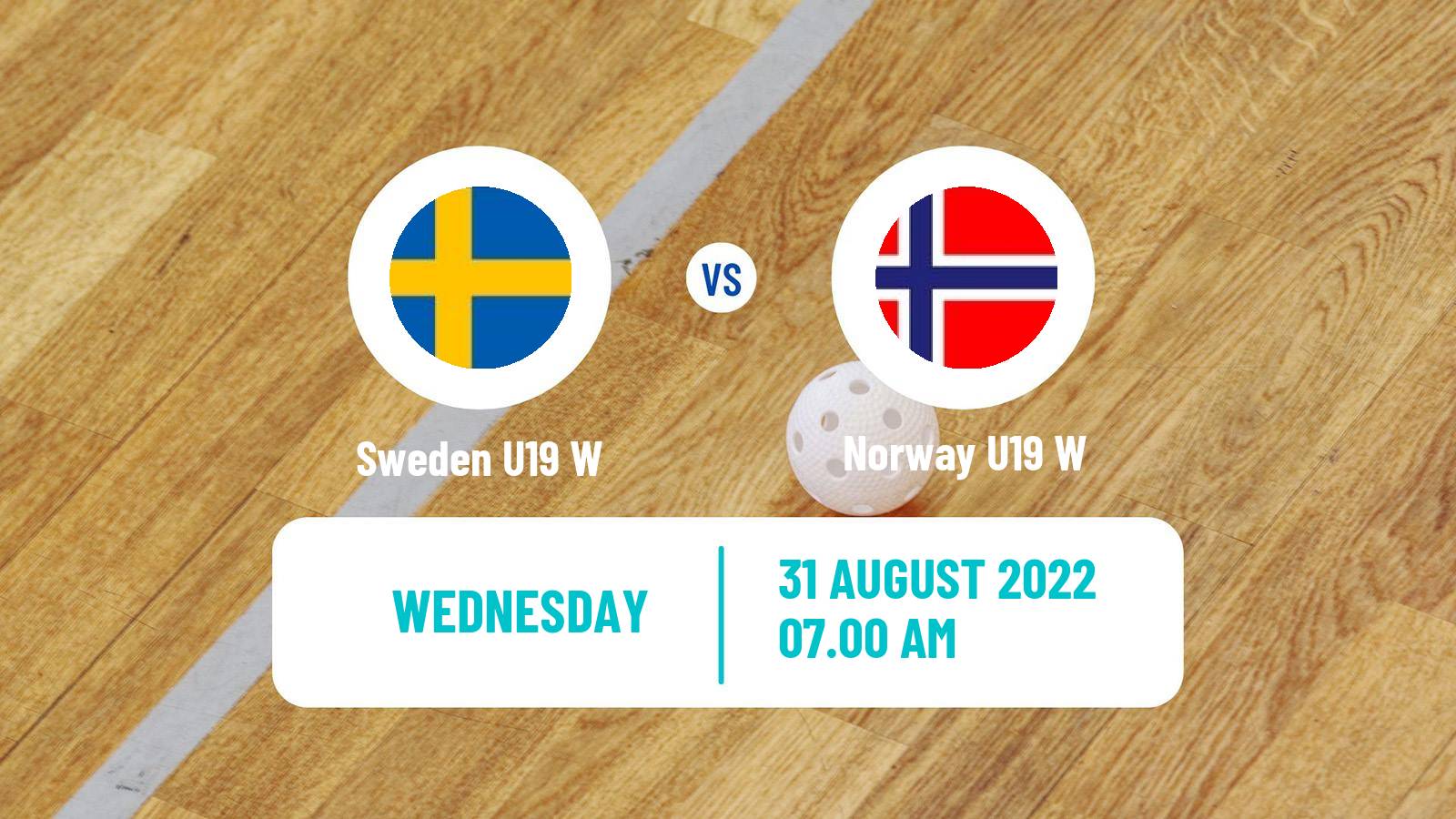 Floorball World Championship Floorball U19 Women Sweden U19 W - Norway U19 W