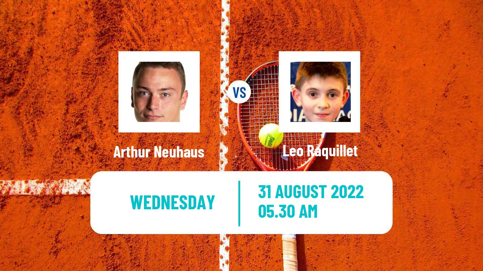 Tennis ITF Tournaments Arthur Neuhaus - Leo Raquillet