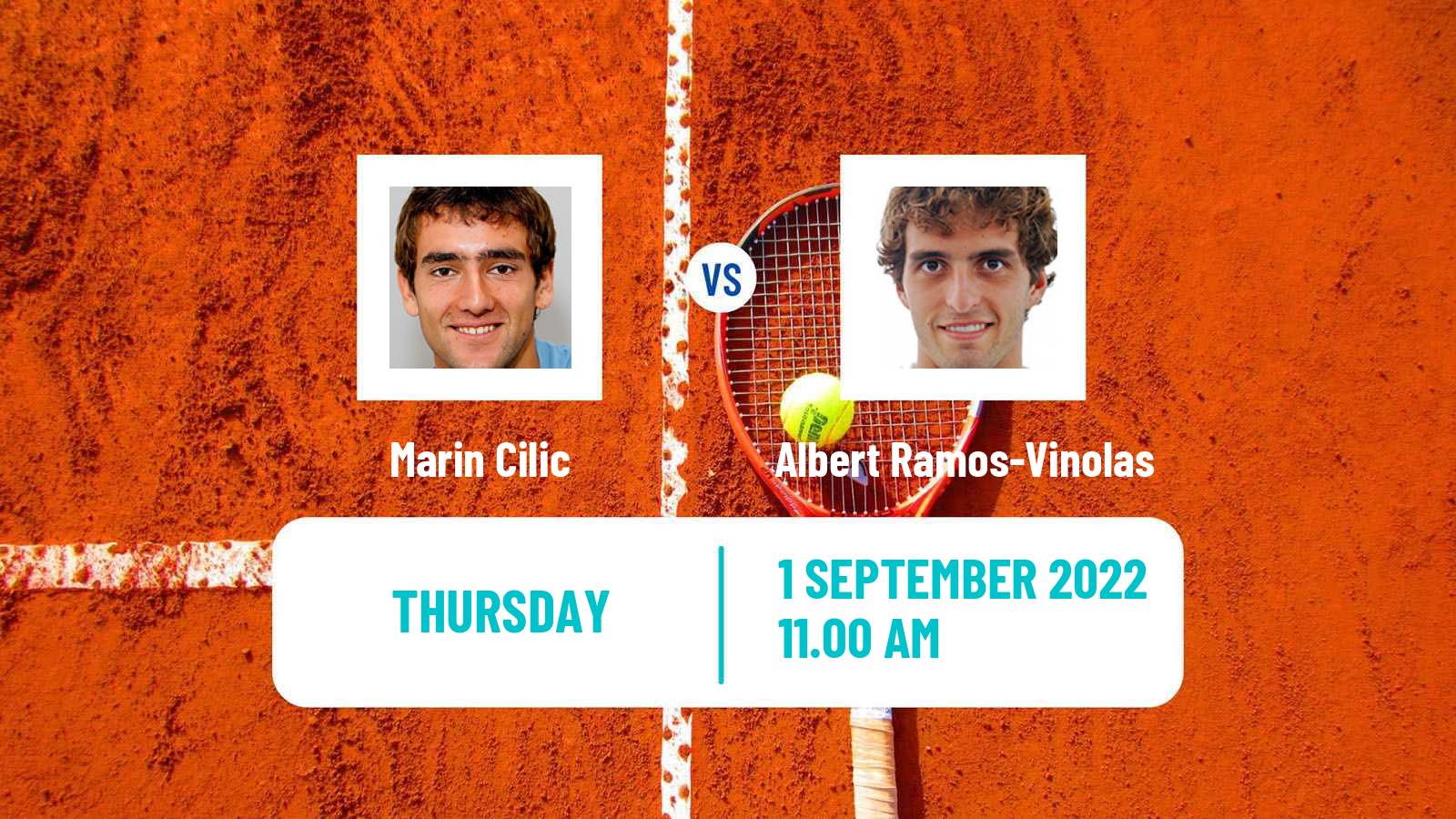 Tennis ATP US Open Marin Cilic - Albert Ramos-Vinolas