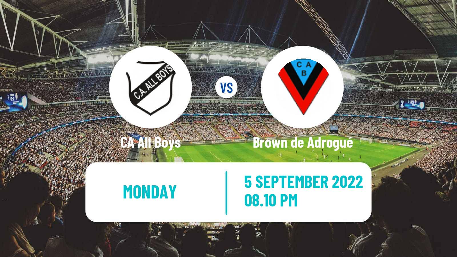 Soccer Argentinian Primera Nacional All Boys - Brown de Adrogué