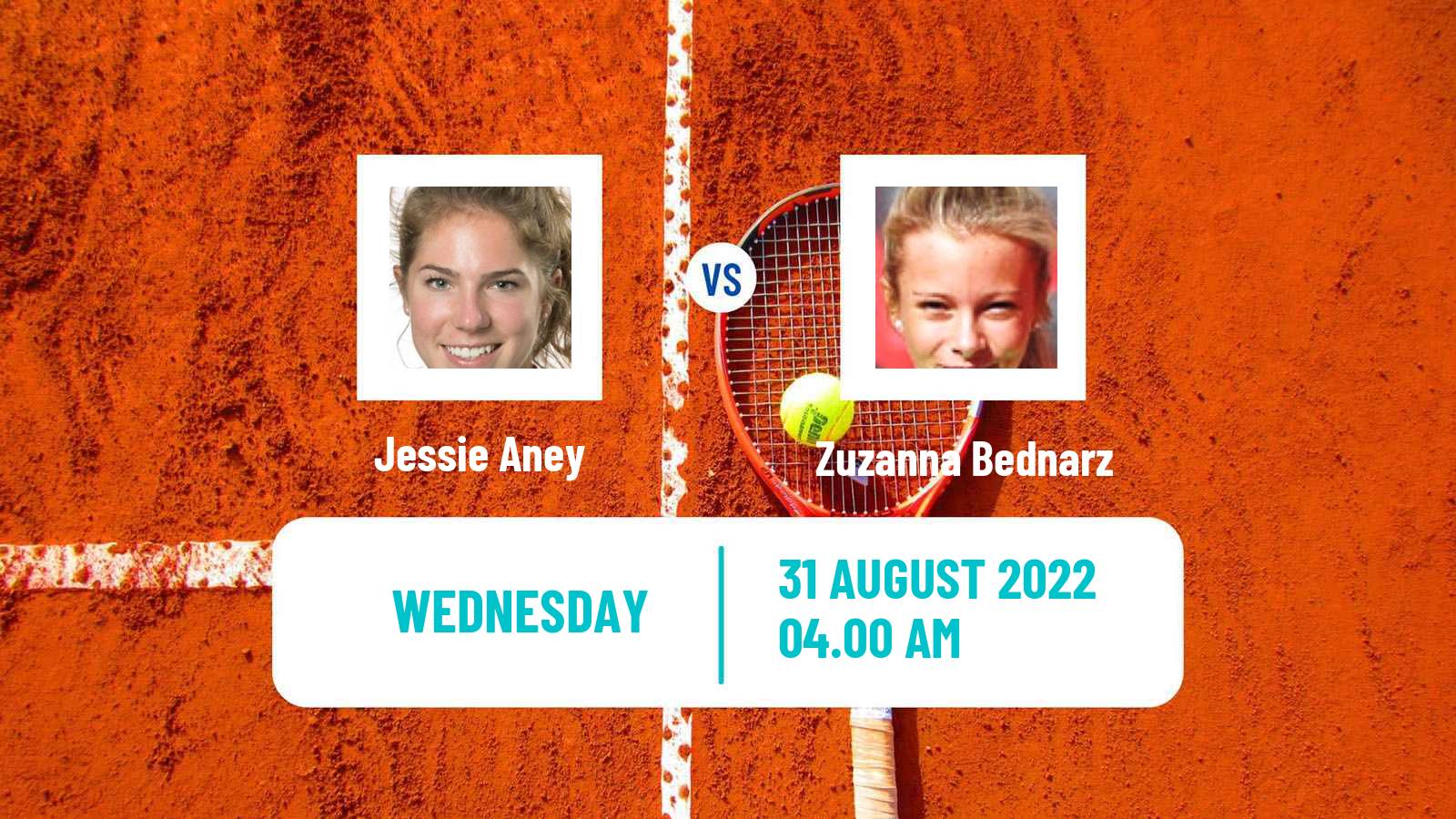 Tennis ITF Tournaments Jessie Aney - Zuzanna Bednarz