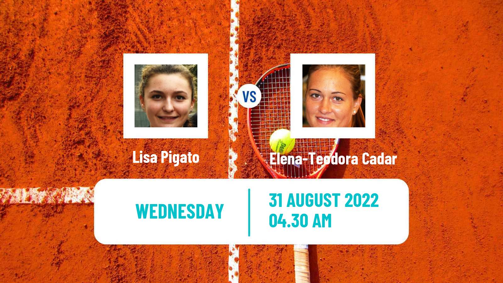 Tennis ITF Tournaments Lisa Pigato - Elena-Teodora Cadar