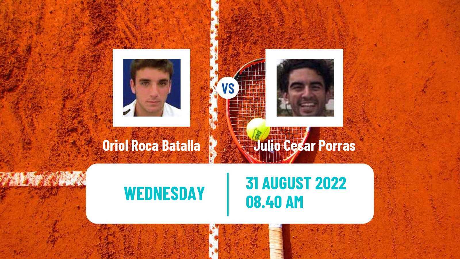 Tennis ITF Tournaments Oriol Roca Batalla - Julio Cesar Porras
