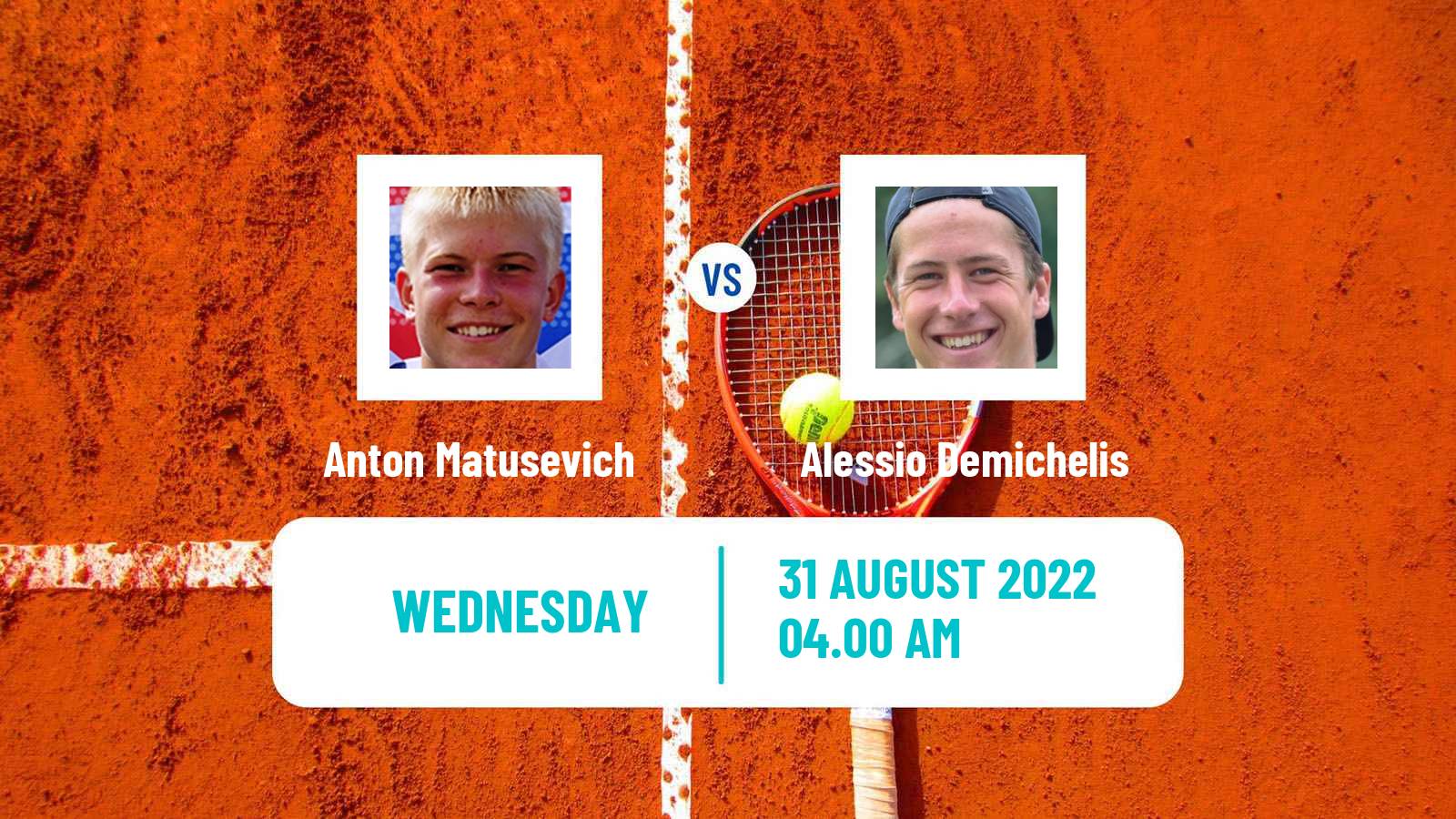 Tennis ITF Tournaments Anton Matusevich - Alessio Demichelis