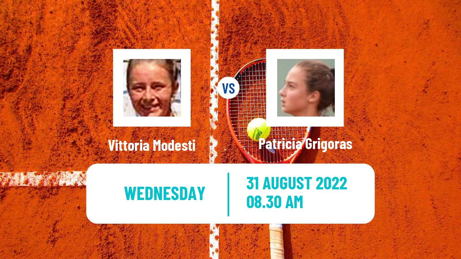 Tennis ITF Tournaments Vittoria Modesti - Patricia Grigoras