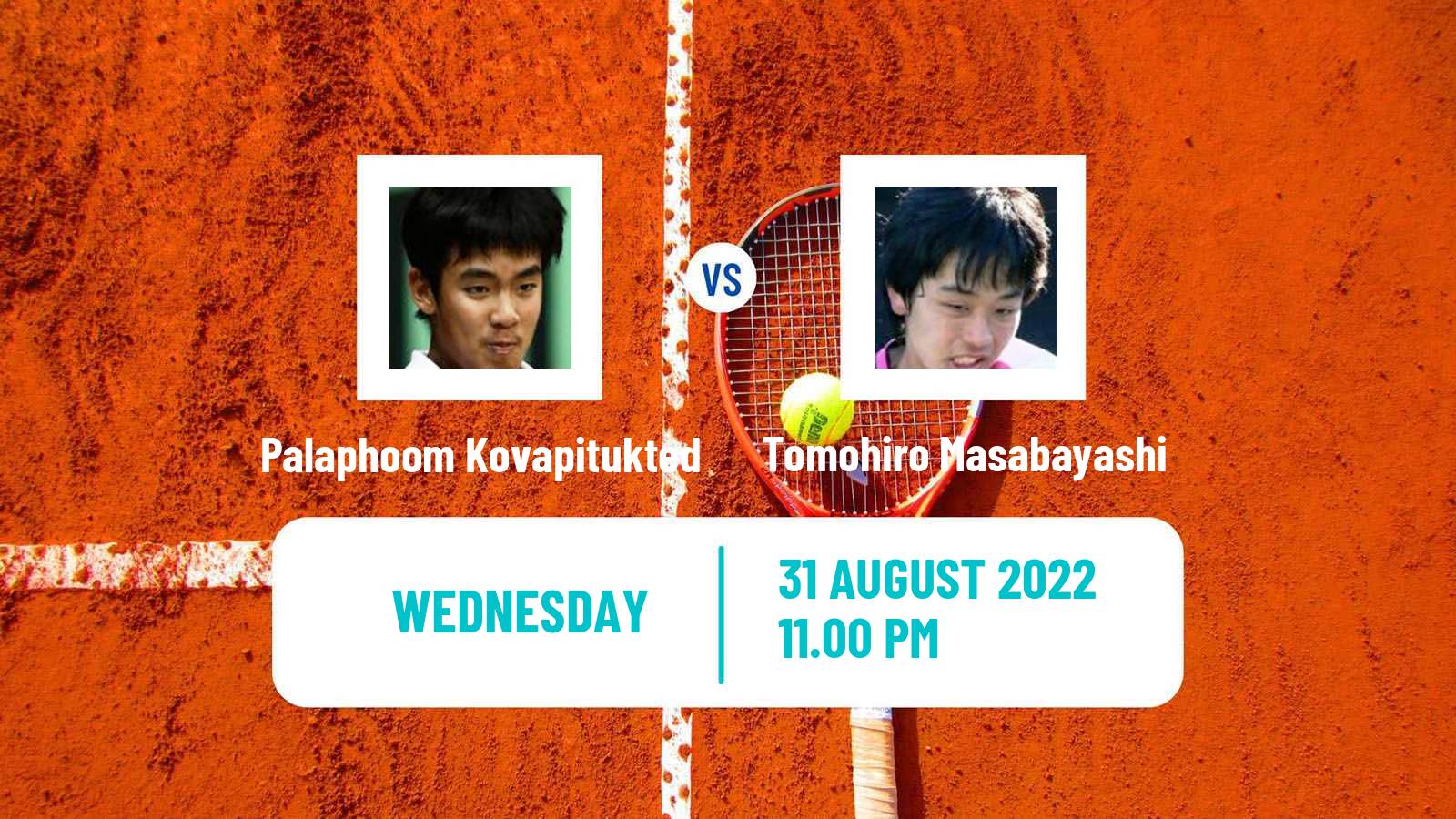 Tennis ITF Tournaments Palaphoom Kovapitukted - Tomohiro Masabayashi