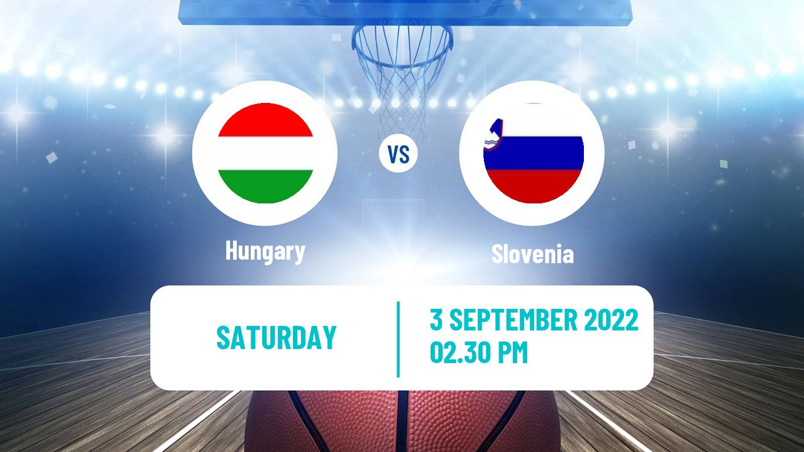 Basketball EuroBasket Hungary - Slovenia