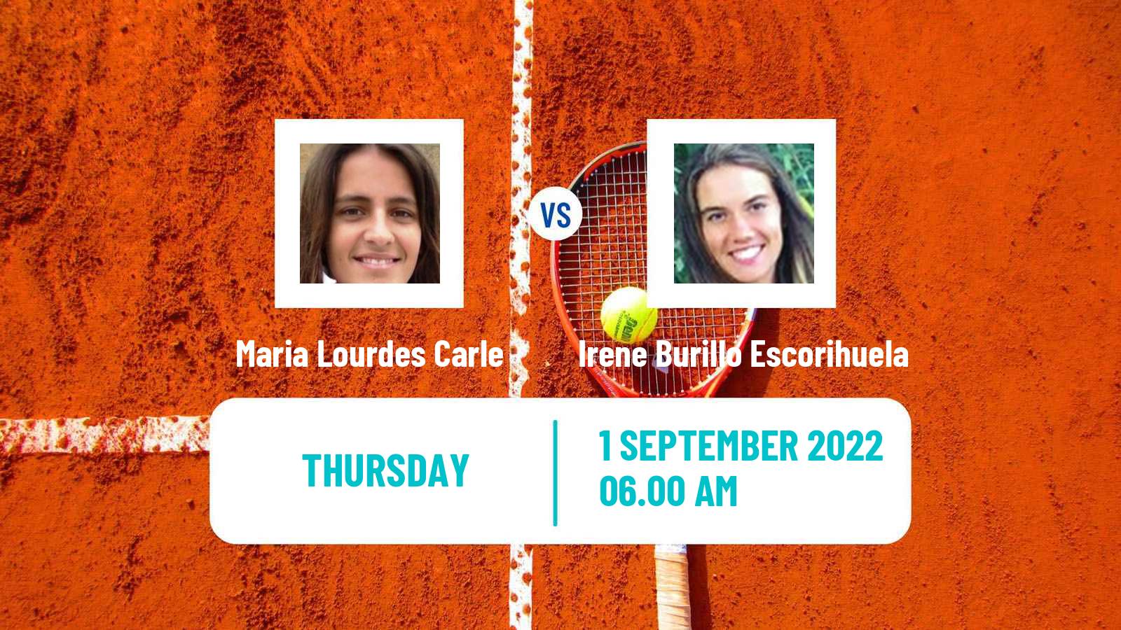 Tennis ITF Tournaments Maria Lourdes Carle - Irene Burillo Escorihuela