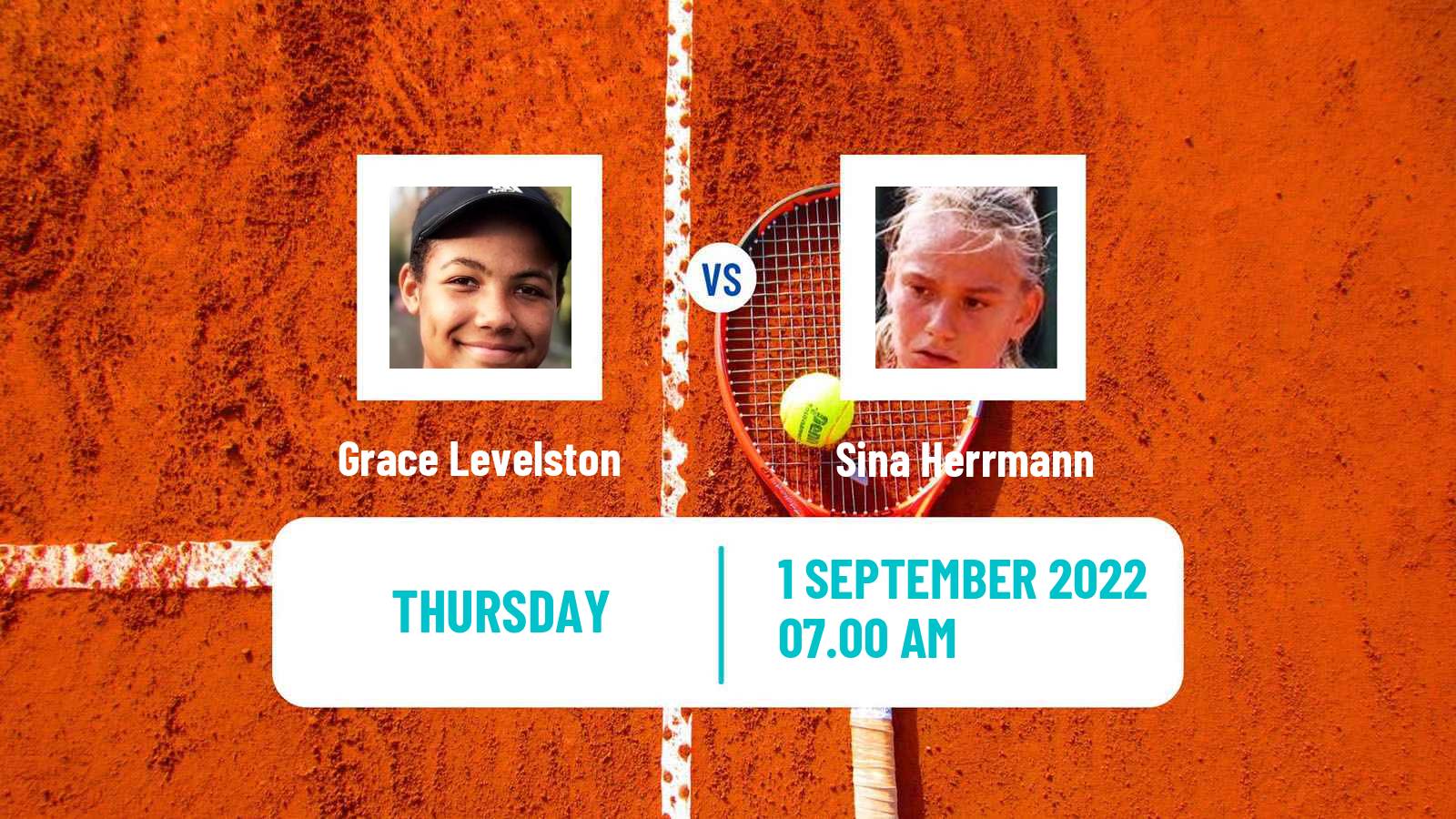 Tennis ITF Tournaments Grace Levelston - Sina Herrmann