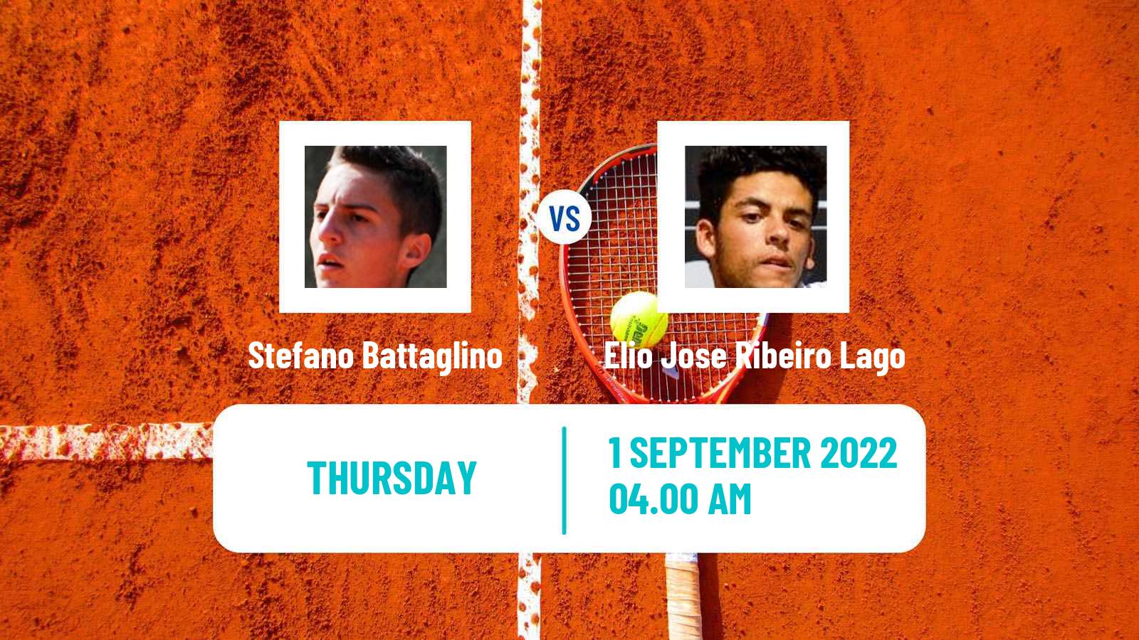 Tennis ITF Tournaments Stefano Battaglino - Elio Jose Ribeiro Lago